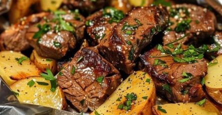 Steak And Potato Foil Packets