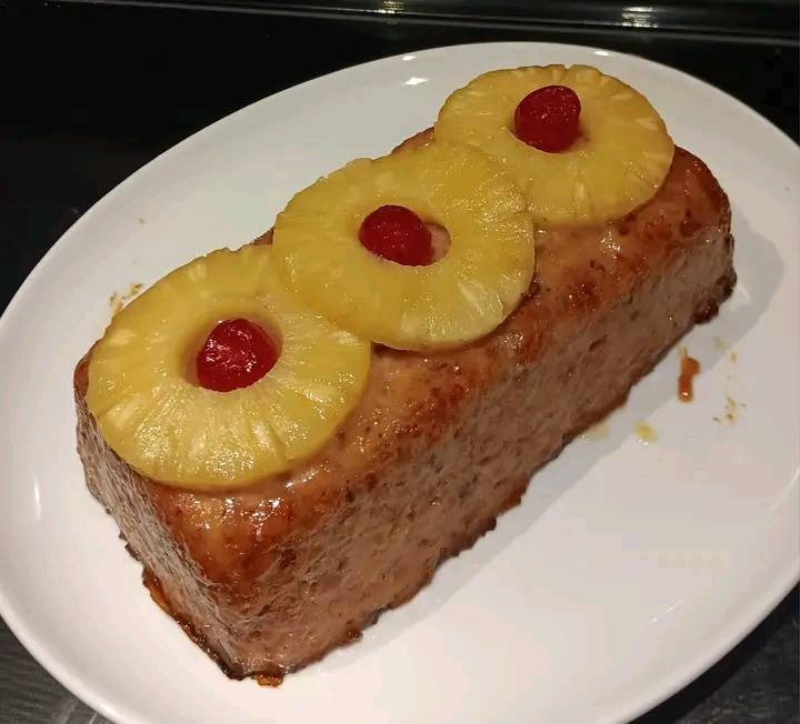 I have been wanting to make this 1950’s glazed ham loaf for years