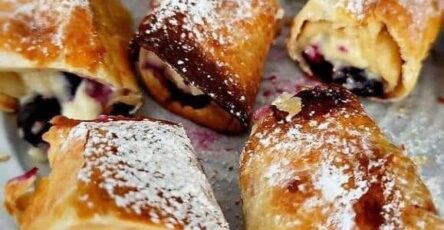 After Dinner Dessert Is Air Fryer Cheesecake Chimichangas