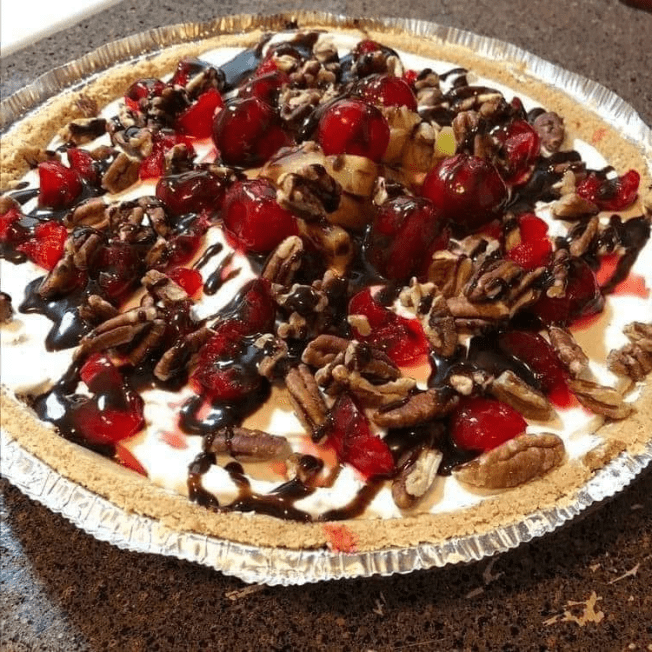 Easy banana split dessert🥰😍