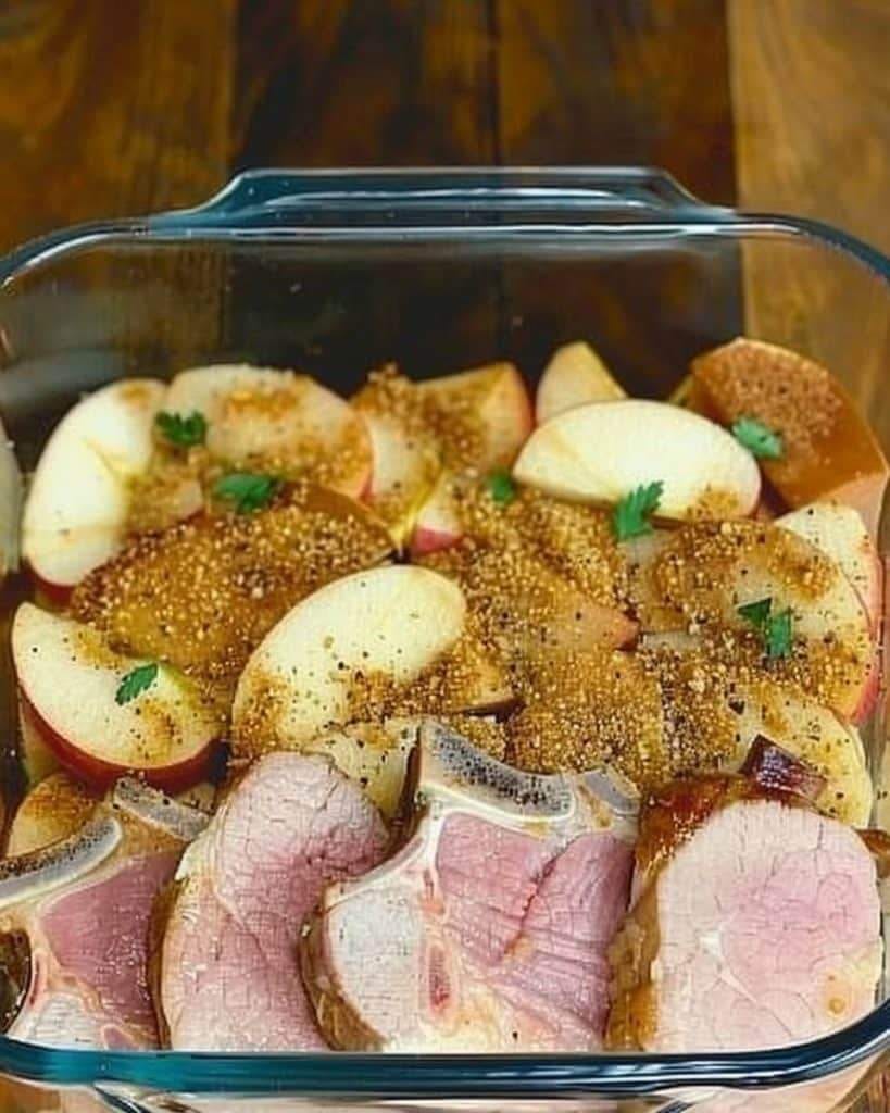 Layered Apple Pork Chop Bake – Easy And Great Tasting!