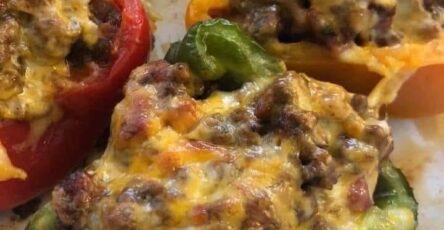 These mexican stuffed peppers are so flavorful and delicious!!