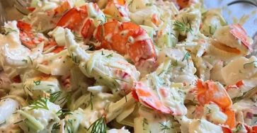 Experience The Flavors Of The Ocea Dive Into Our Delicious Crab Salad