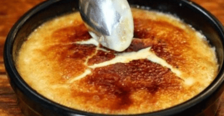 Catalan Cream, A Tasty Dessert In A Light Version With 90 Kcal Ready In 5 Minutes!