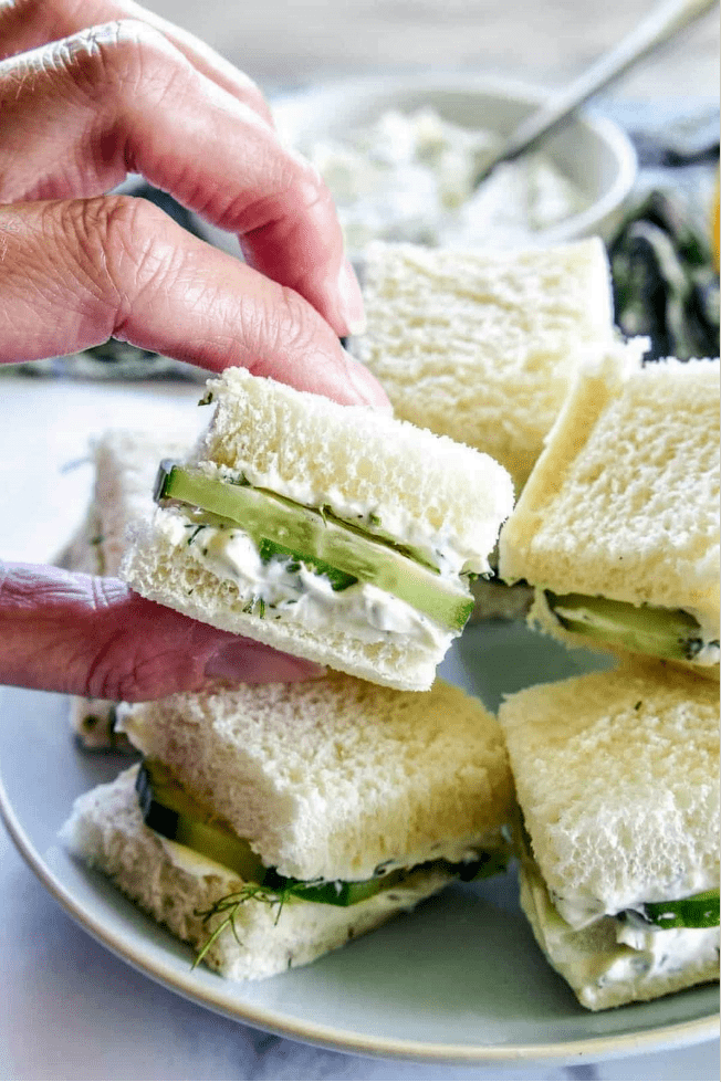 Cucumber sandwiches – so easy to make! they’re perfect for a light summer lunch.