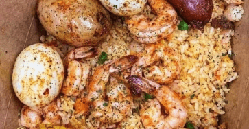 Shrimp fried rice fill your bowl with asian flavors when you prepare this colorful 20 minute recipe.