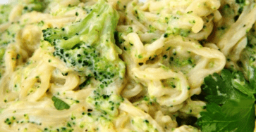 Creamy Cheddar & Broccoli Noodles
