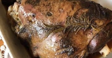 Easy Homemade Leg Of Lamb