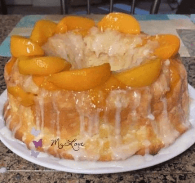 Peach Cobbler Pound Cake