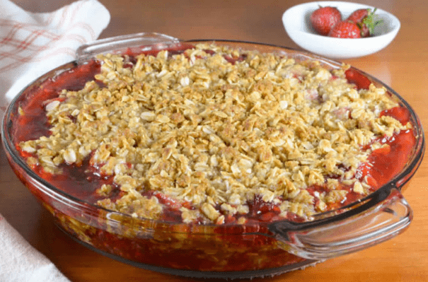 Strawberry Rhubarb Crisp