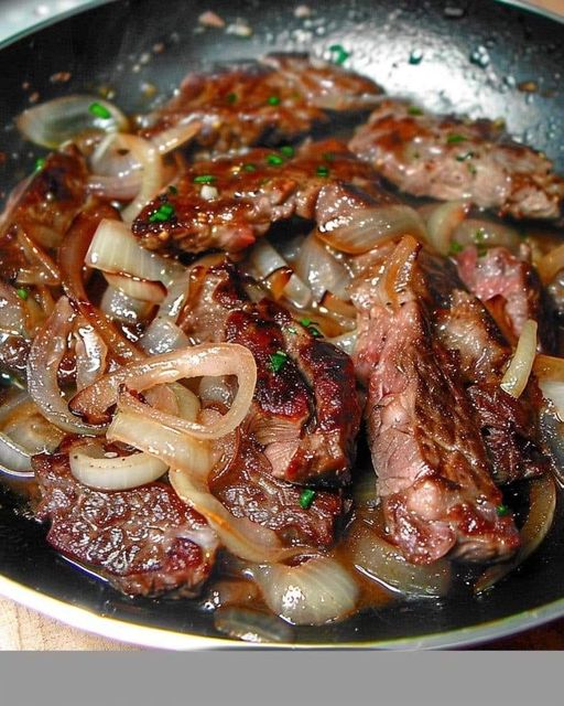 Beef Liver And Onions With White Wine