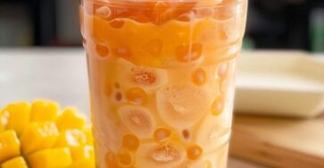 Boba Pearls With Mangonada