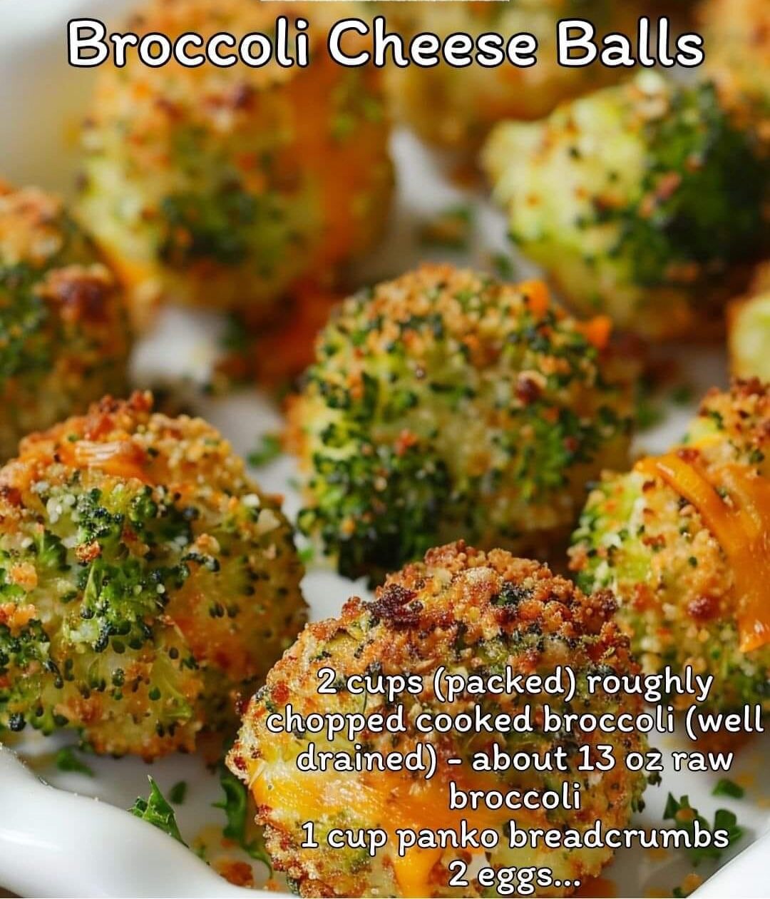Broccoli Cheese Balls