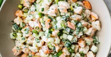 Cucumber Shrimp Salad!