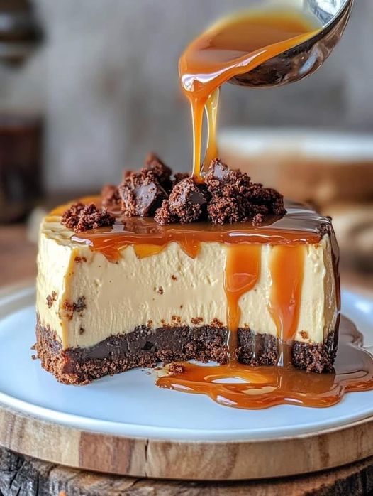 Caramel Brownie Cheesecake