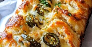 Cheddar Jalapeño Pull Apart Bread