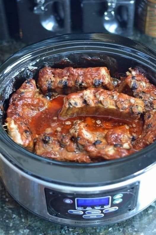 Crockpot Barbecue Ribs