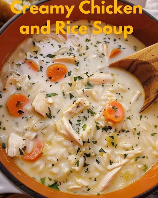 Creamy Chicken And Rice Soup