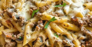 Delicious Philly Cheesesteak Pasta Recipe