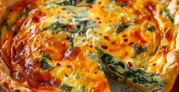 Elegant Ricotta And Spinach Quiche