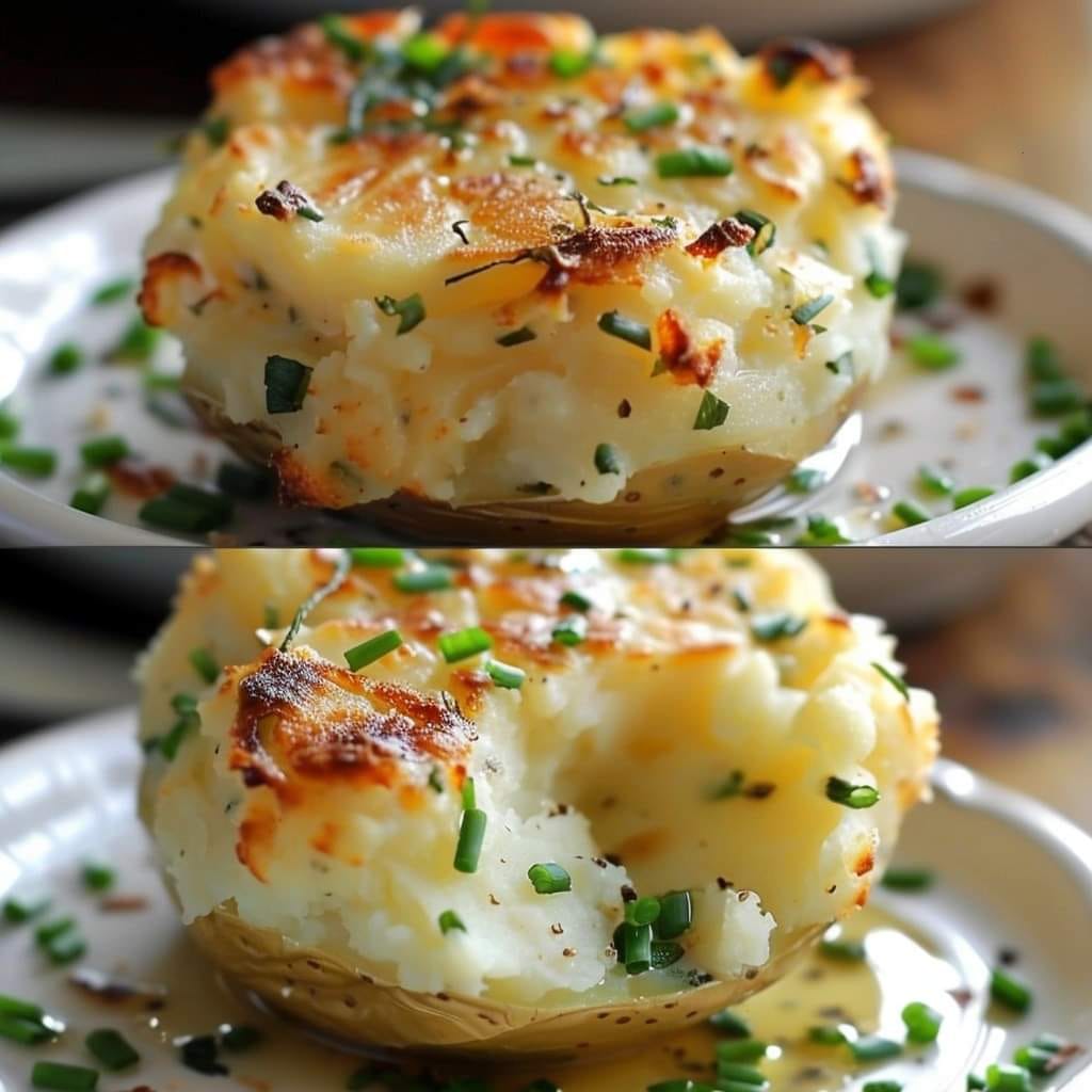 Garlic Chive Mashed Potato Puffins