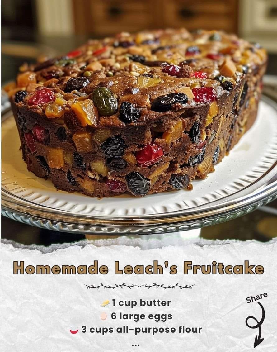 Homemade Leach’s Fruitcake