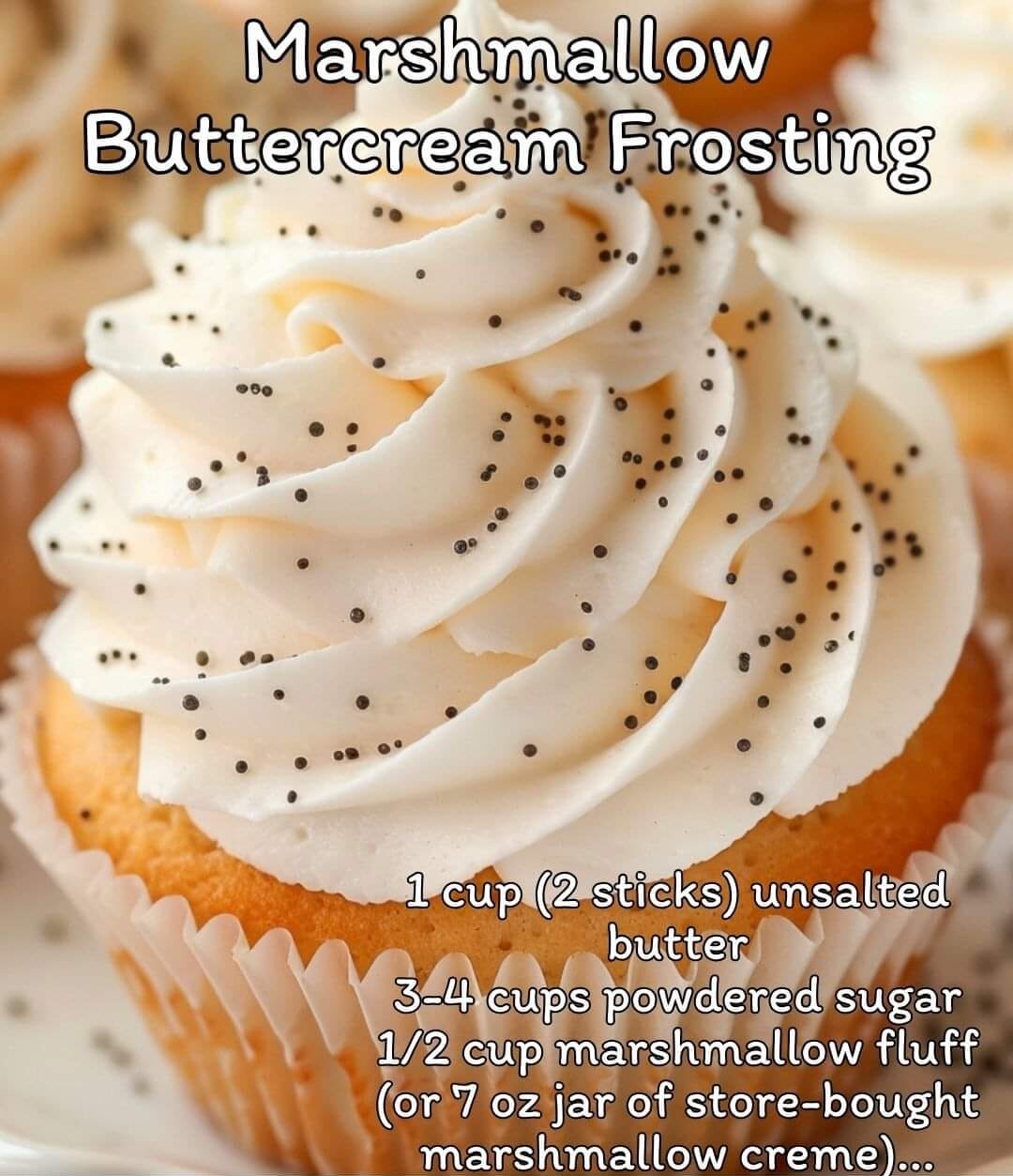 Marshmallow Buttercream Frosting