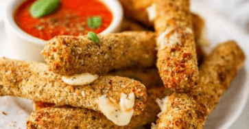 Air Fried Mozzarella Sticks
