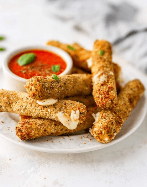 Air Fried Mozzarella Sticks