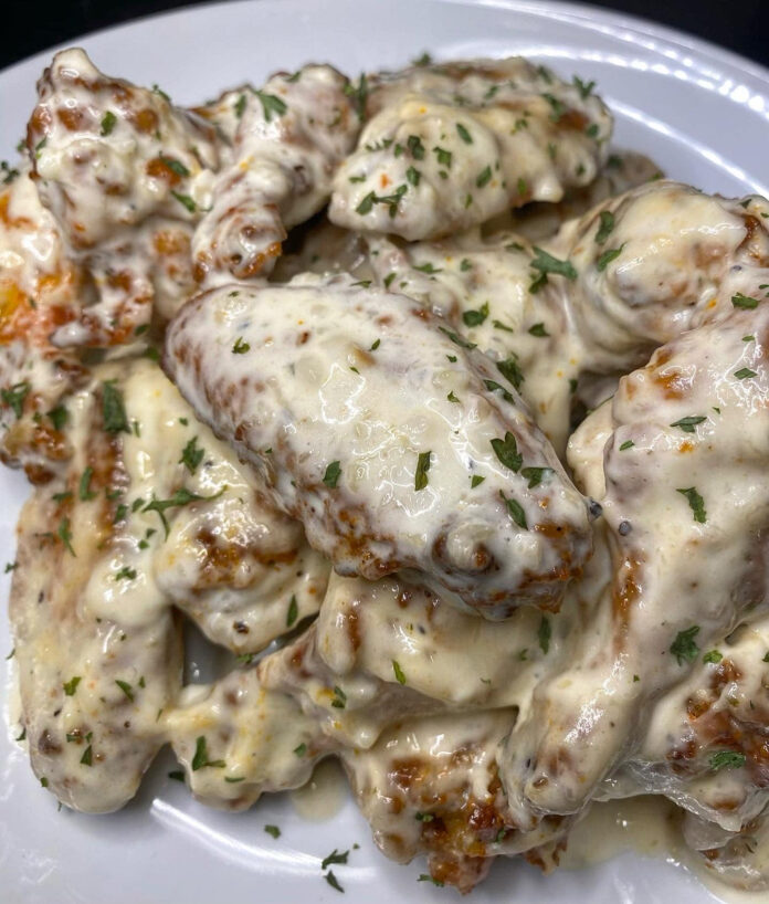 Alfredo Chicken Wings