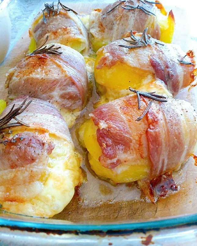 Bacon Wrapped New Potatoes