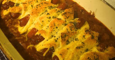 Chili Cheese Dog Casserole