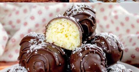 Coconut And Chocolate Truffles