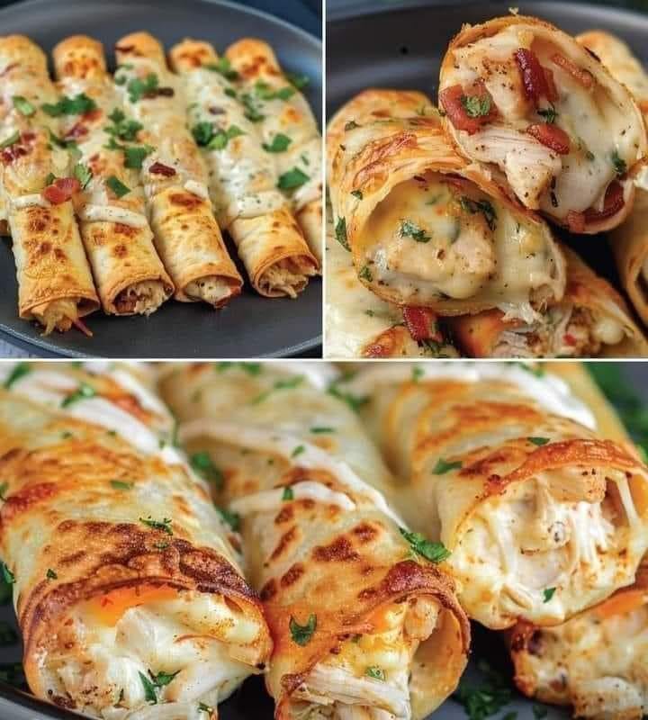 Chicken Bacon Ranch Roll Ups
