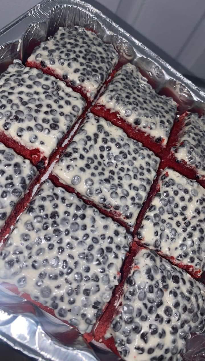 Cookies & Cream Red Velvet Brownies