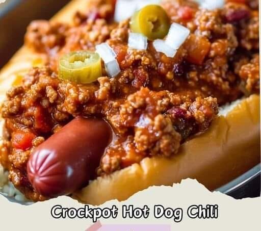 Crockpot Hot Dog Chili