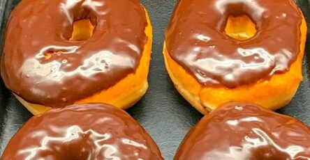 Donuts With Chocolate Coping