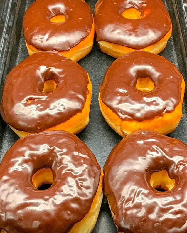 Donuts With Chocolate Coping
