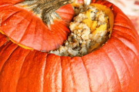 Easy Dinner In A Pumpkin
