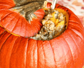 Easy Dinner In A Pumpkin