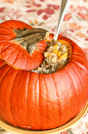 Easy Dinner In A Pumpkin
