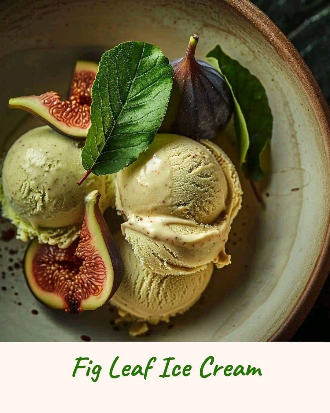 Fig Leaf Ice Cream