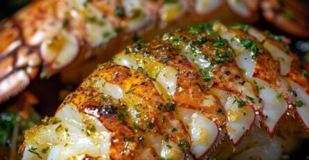 Gourmet Lemon Garlic Lobster Delight