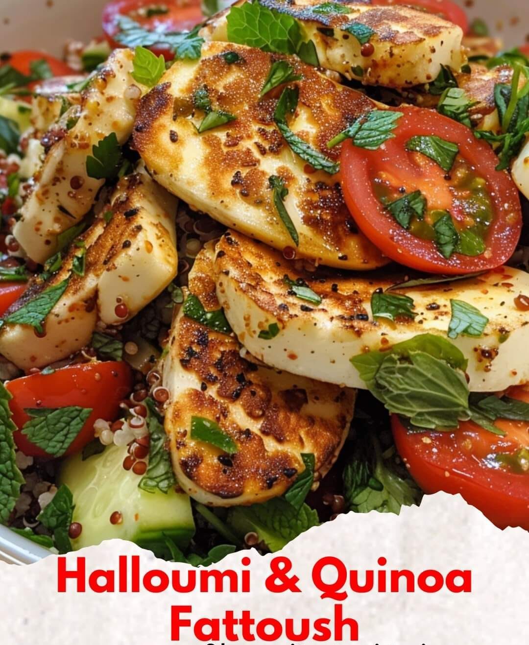 Halloumi & Quinoa Fattoush