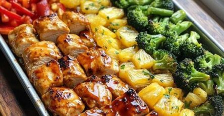 Hawaiian Chicken Sheet Pan