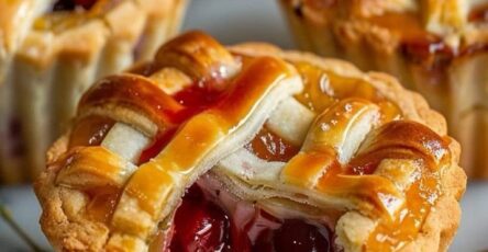 Irresistible Mini Cherry Cream Cheese Pies