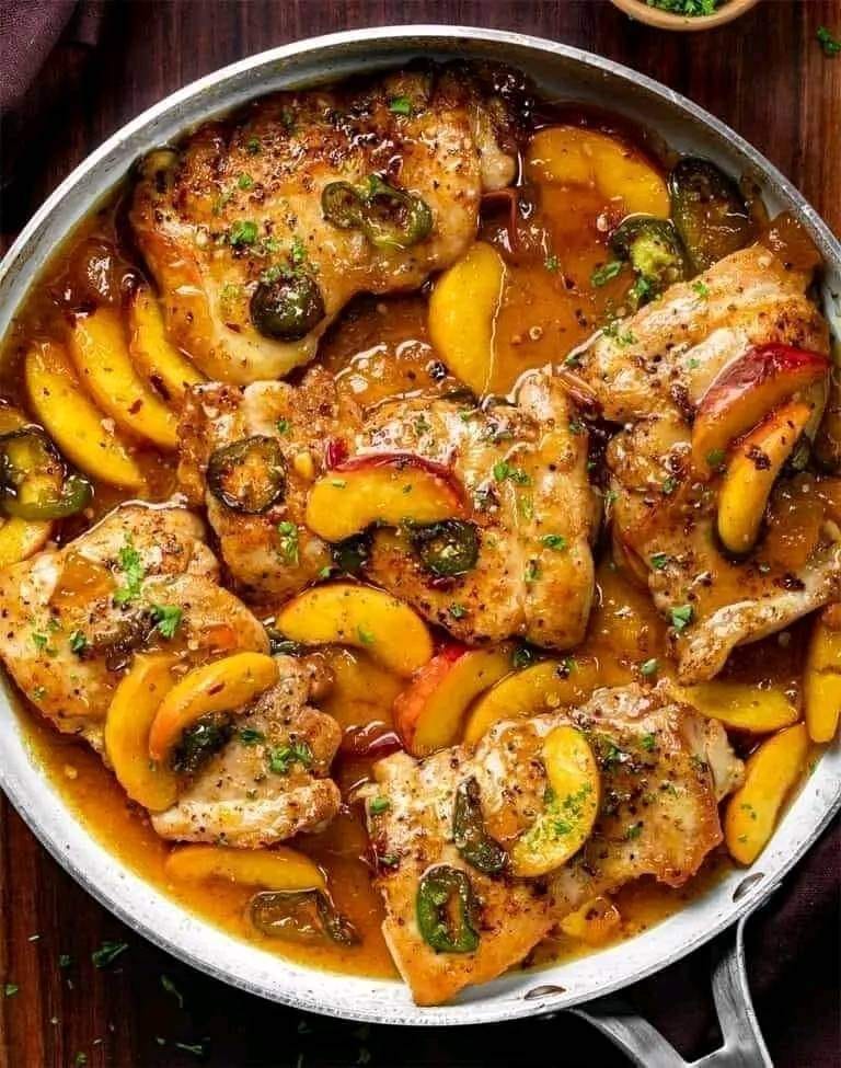 Jalapeno Peach Chicken