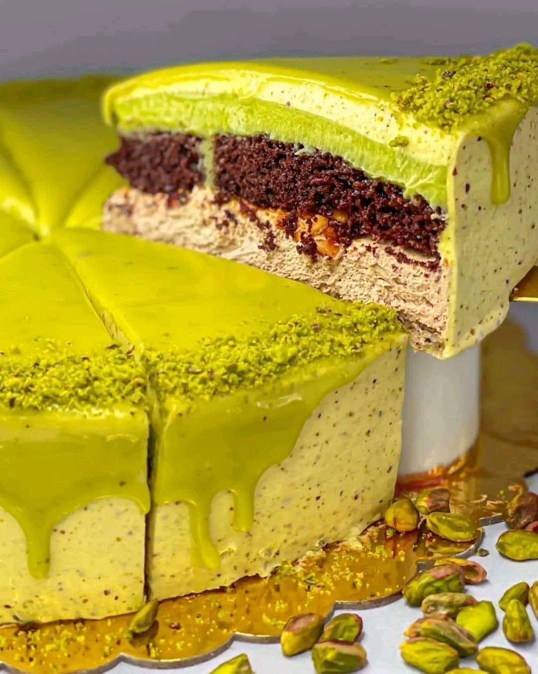 Pistachio Cake Layers Of Happiness
