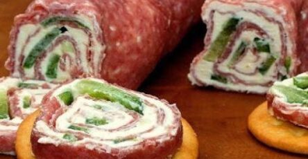 Salami And Cream Cheese Roll Ups