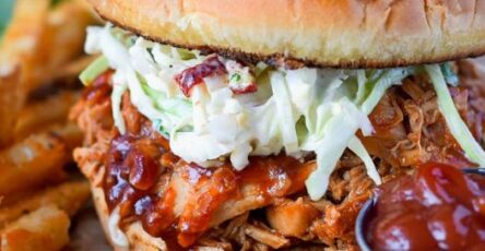 Slow Cooker Bbq Chicken Sandwich